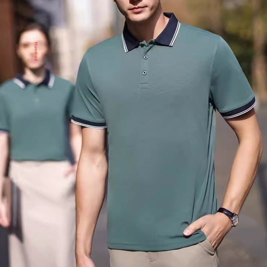 Short sleeve polo shirt, corporate cultural clothing